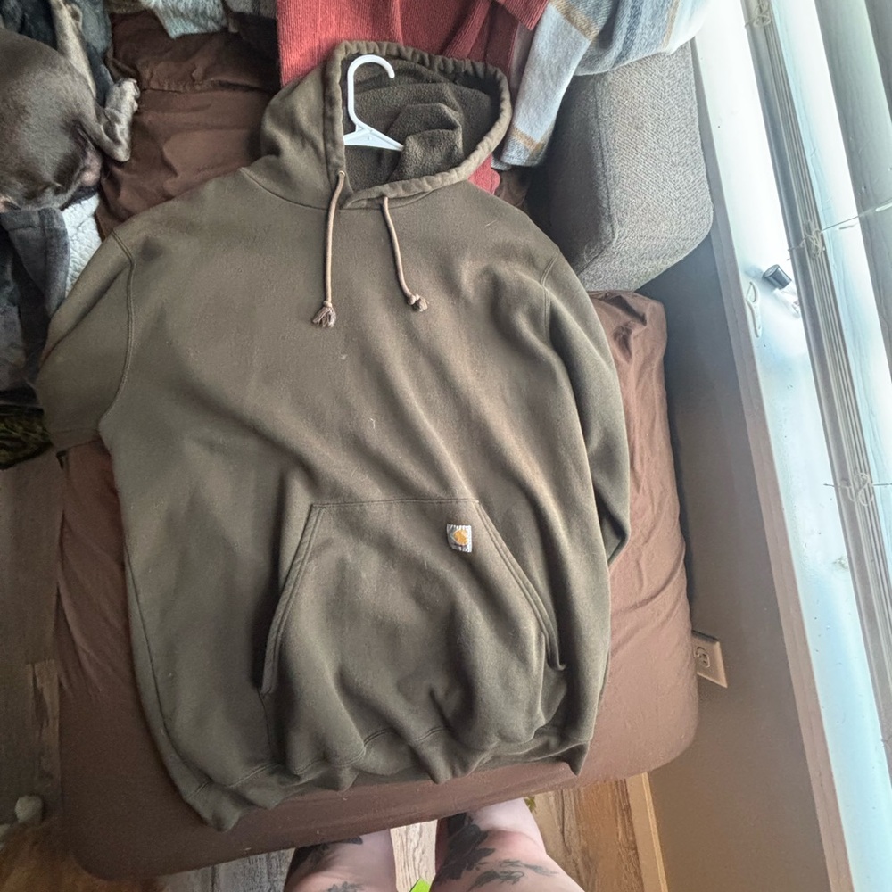 Carhartt Olive Green Hoodie